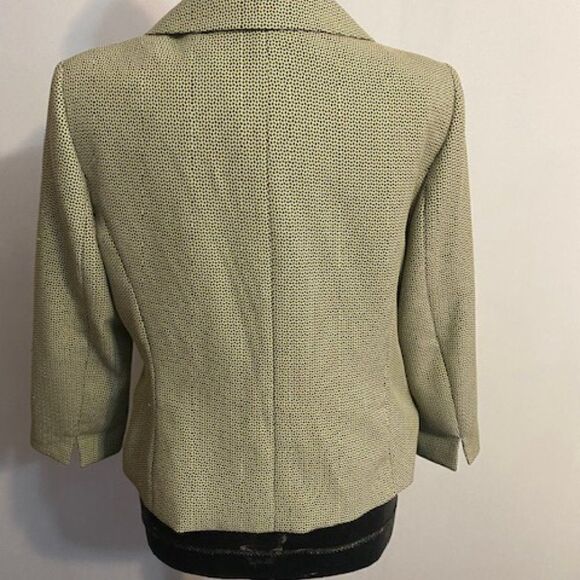 Collections for Le Suit Geometric Black/Green blazer, size 12 - Picture 2 of 4